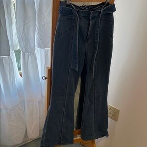 High-Waisted Flared Jeans